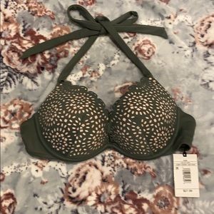NWT Shade & Shore Scalloped Push Up Bikini Top